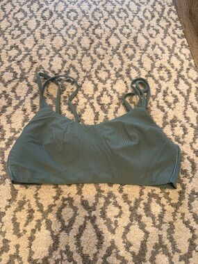 lululemon athletica Ribbed Olive Sports Bralette
